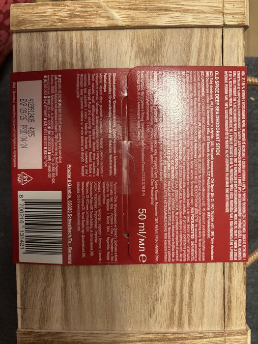 OLD SPICE skrzynia zestaw prezentowy świąteczny Deep Sea 4w1