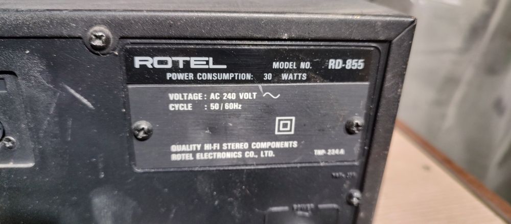 Magnetofon kasetowy Rotel RD-855 deck odtwarzacz kasetowy