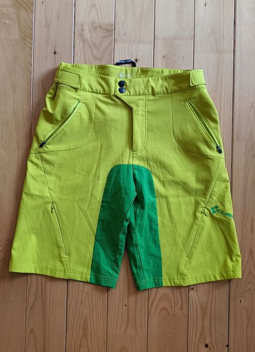 Велосипедні шорти | Cube AMS Shorts, lime | M-L | Оригінал