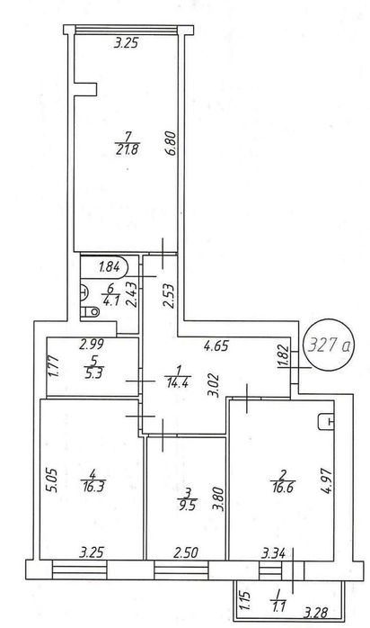 Двокімнатна квартира 90  кв.м. Є-відновлення, Є-оселя, 3%,7%