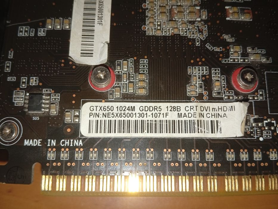 gtx650 Palit 1gb ddr 5