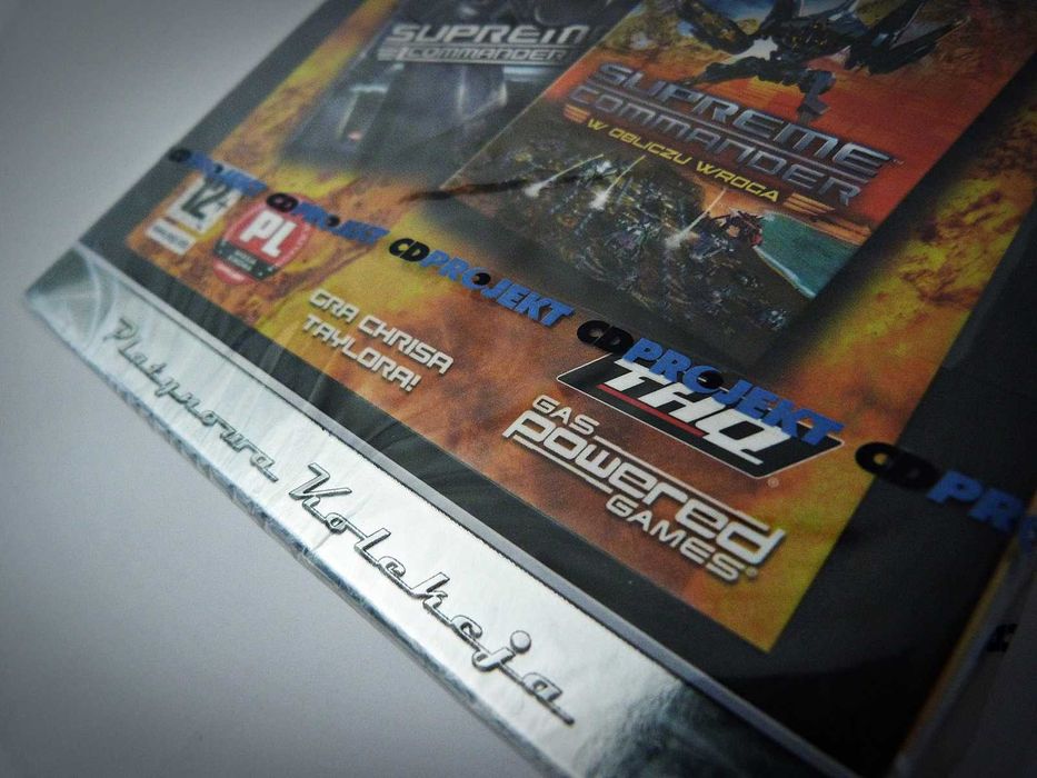Supreme Commander + W Obliczu Wroga NOWA W FOLII Platynowa Kolekcja PL