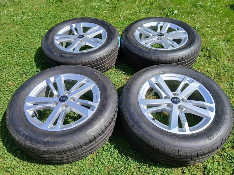 Koła Audi Q3 ORYGINALNE 215/65/17 Nowe Opony Hankook 22 rok F-VAT