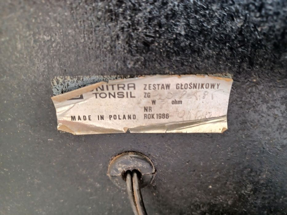 Kolumny Unitra Tonsil ZgP 20 W 8 585 PRL