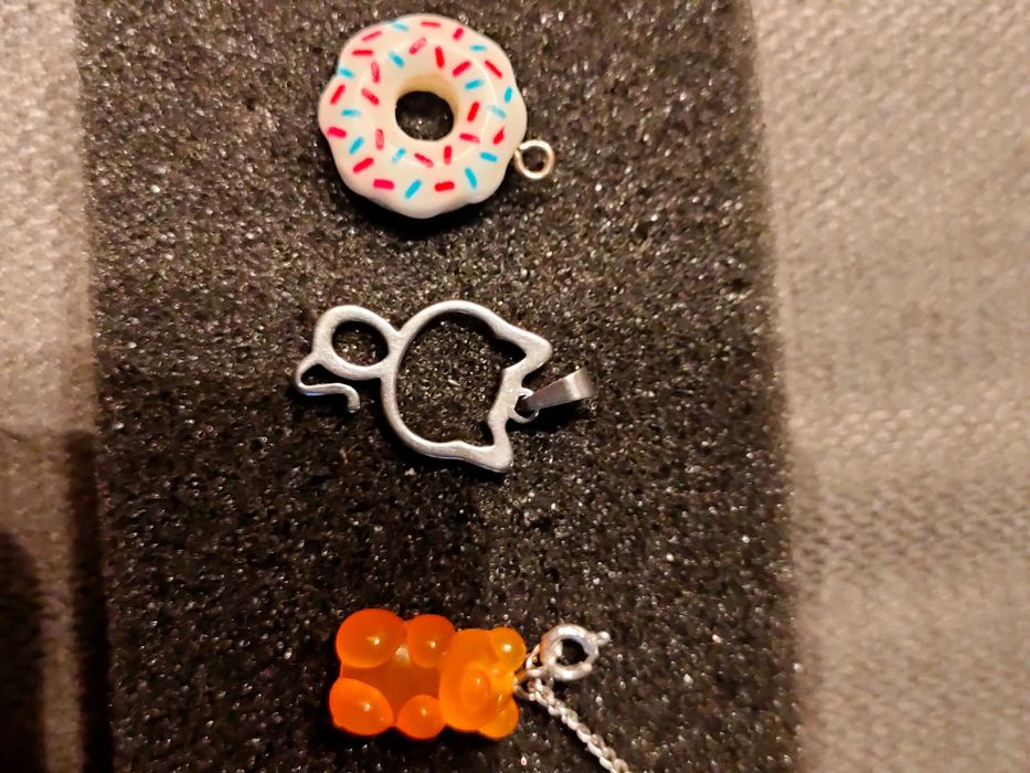 Zawieszki do łańcuszka 3 sztuki