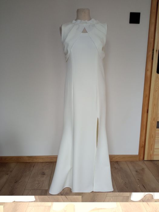 Sukienka ślubna / na poprawiny kremowa rozm. 38/40