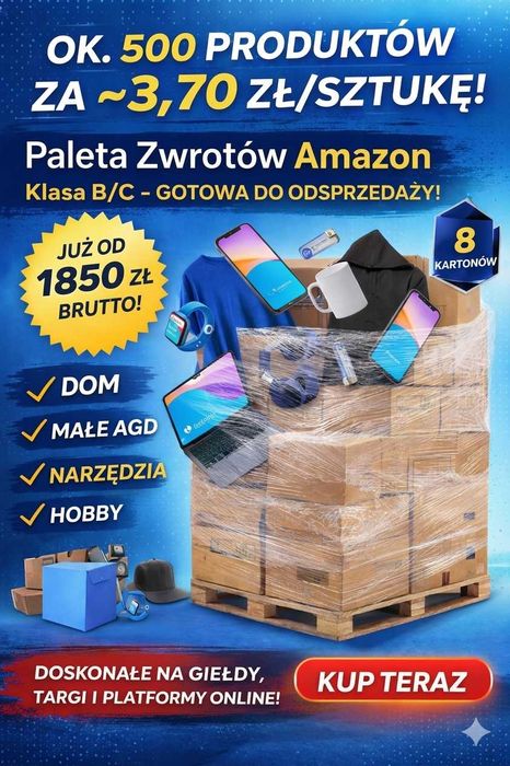 Paleta kat B C dom ogród narzędzia amazon mix na palecie zwroty konsumenckie