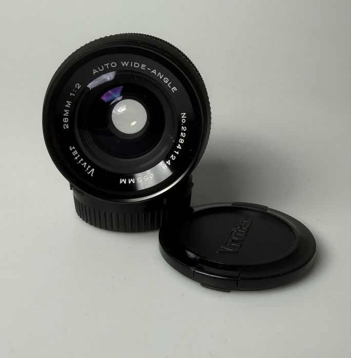 Vivitar 28/2 auto wide-angle байонет canon fd