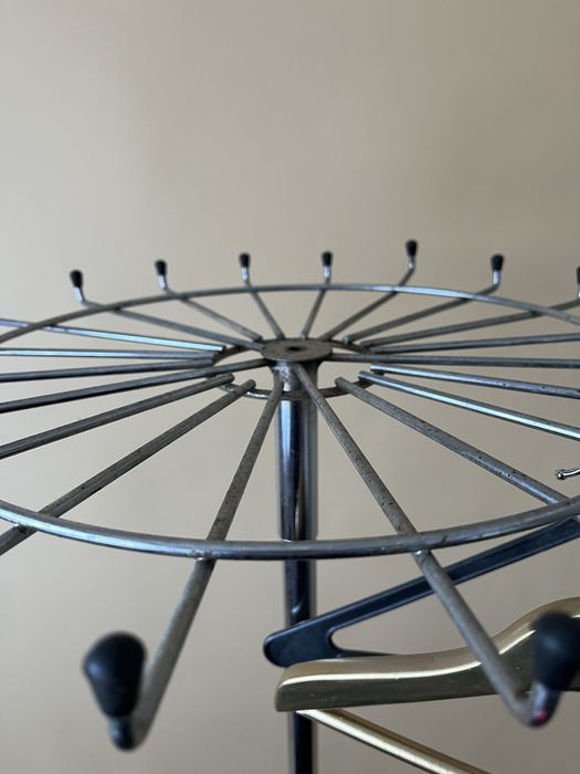 Expositor redondo rotativo cromado