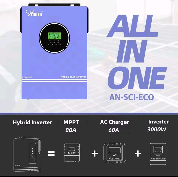 Anern комплект резервного живлення для зарядної станції  2kw 3200 24