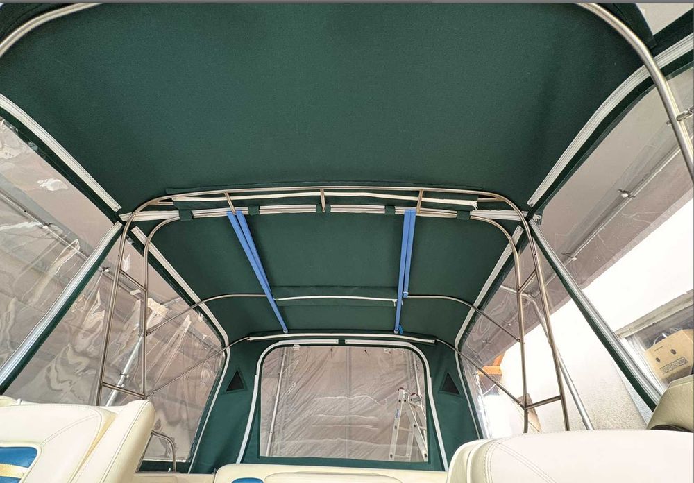 Szycie na wymiar zabudowa Bimini, Cabrio, Portówka, Plandeka, Tapicerka
