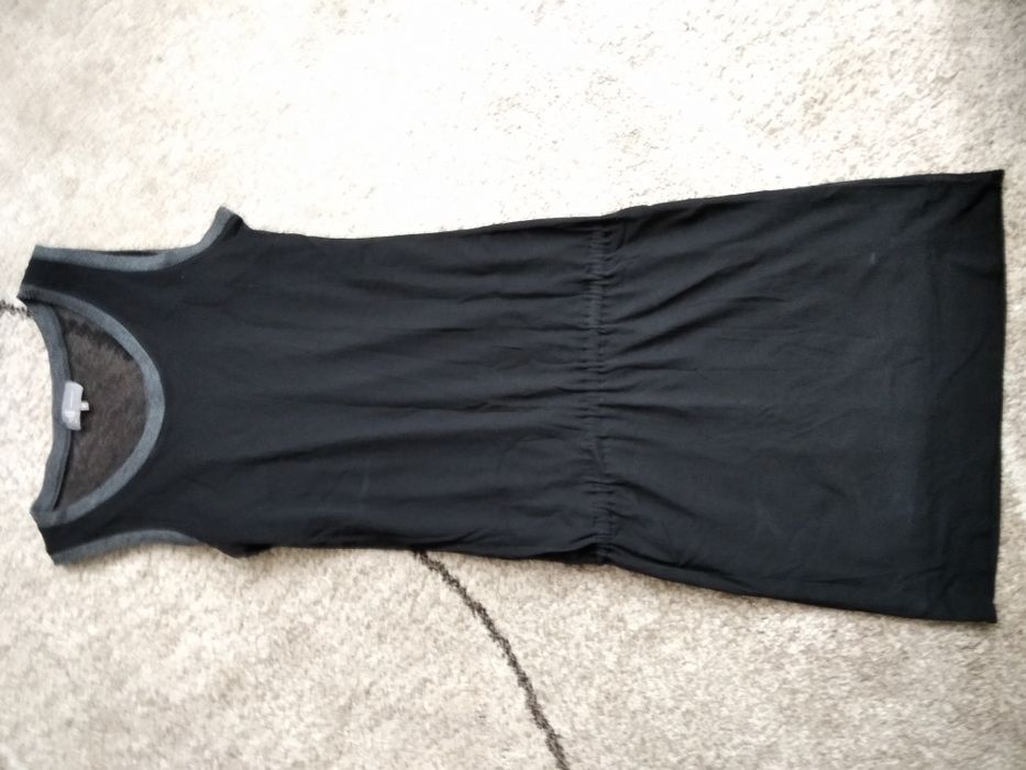 Czarno-szara sukienka s