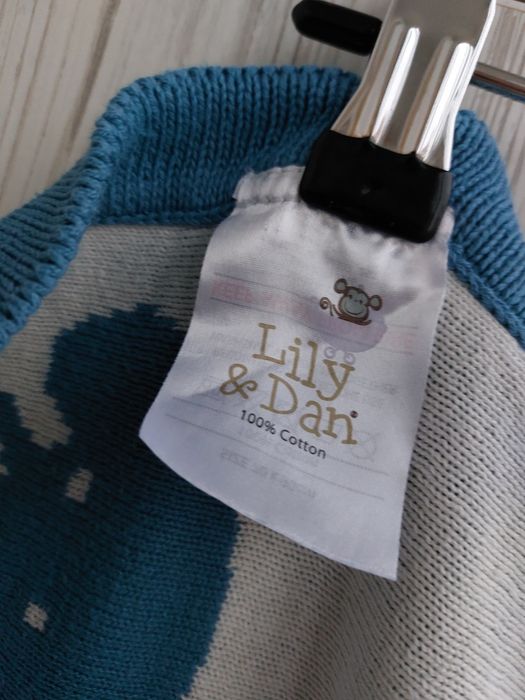 Брендовий двосторонній дитячий плед Lily&Dan 70*90см 100%бавовна