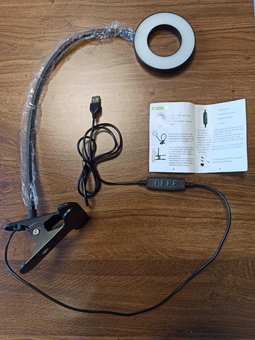 Candeeiro LED pinça flexível