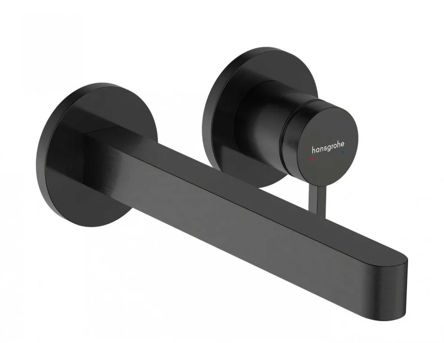 Bateria umywalkowa podtynkowa HANSGROHE Finoris 76050340 Czarny chrom szczotkowany