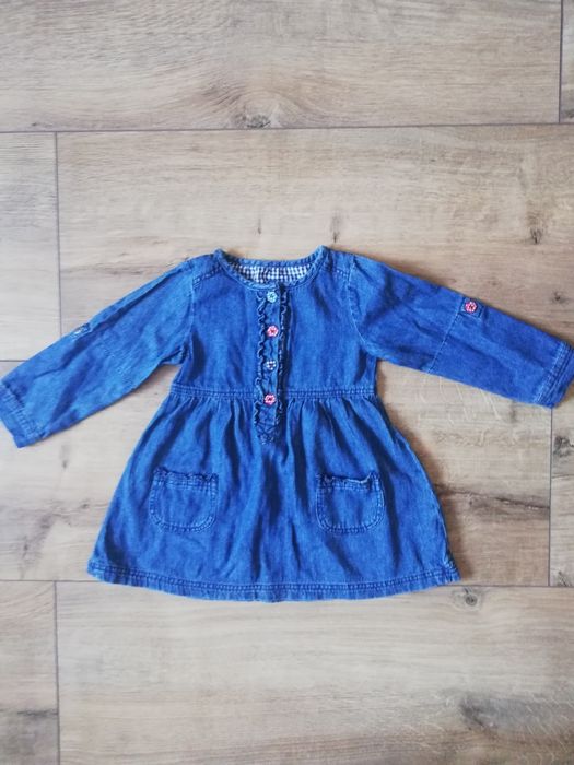 Sukienka jeans  roz 86