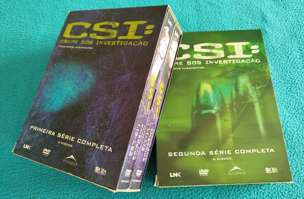 CSI Séries 1 e 2 em DVD