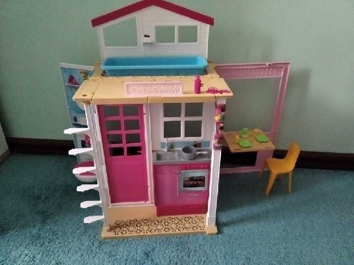 Składany domek Barbie