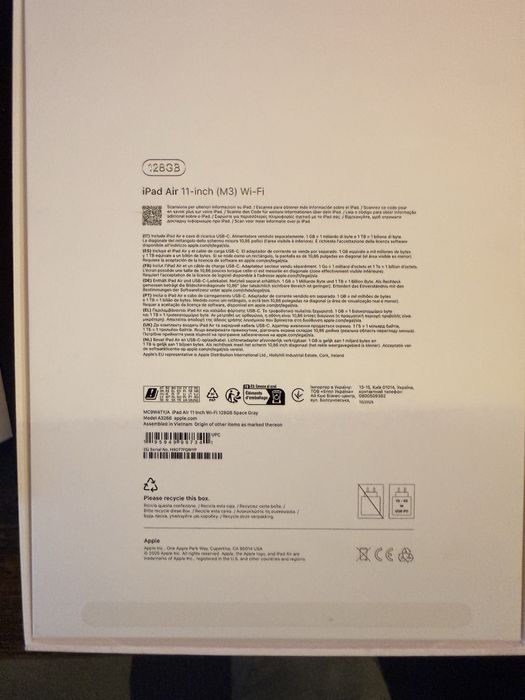 Ipad Air Wi-Fi M3 11” 128GB + Apple Pencil Pro