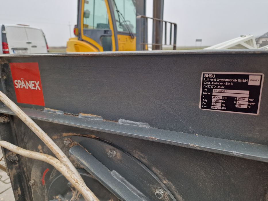 Odkurzacz odciąg do trocin Spanex 5.5kw filtr wyciąg wentylator