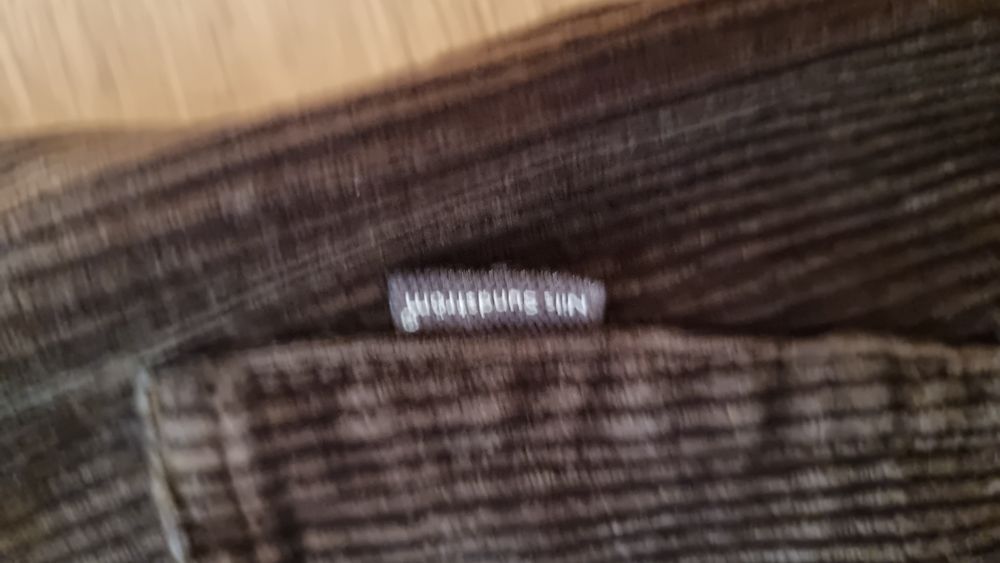 Spodnie sztruksowe xl