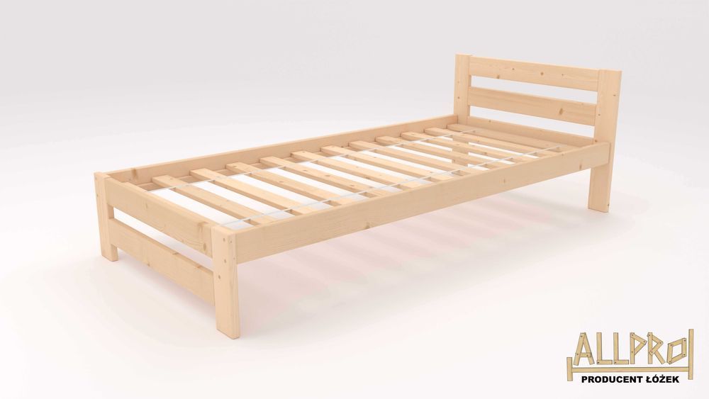ŁÓŻKO DREWNIANE 90X200,120 140..+STELAŻ,Lite Drewno,hotelowe,Producent