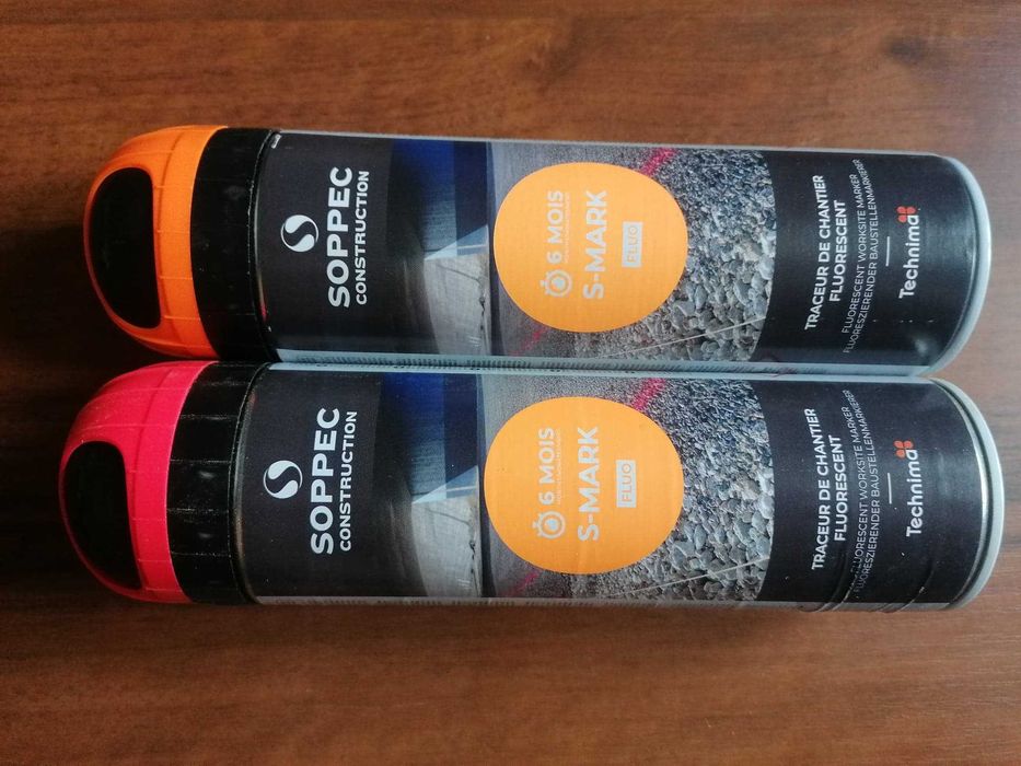 Farba do znakowania. Spray Fluo. Całość lub na sztuki. Budowlane