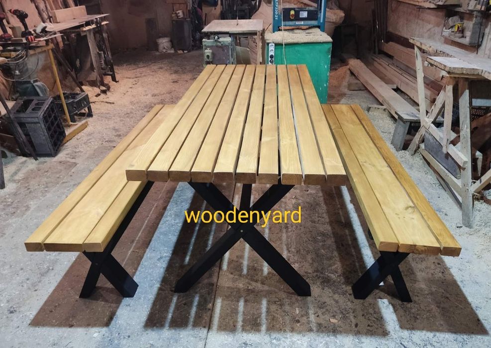 Набір меблів з дерева для дому та саду (Набор мебели)