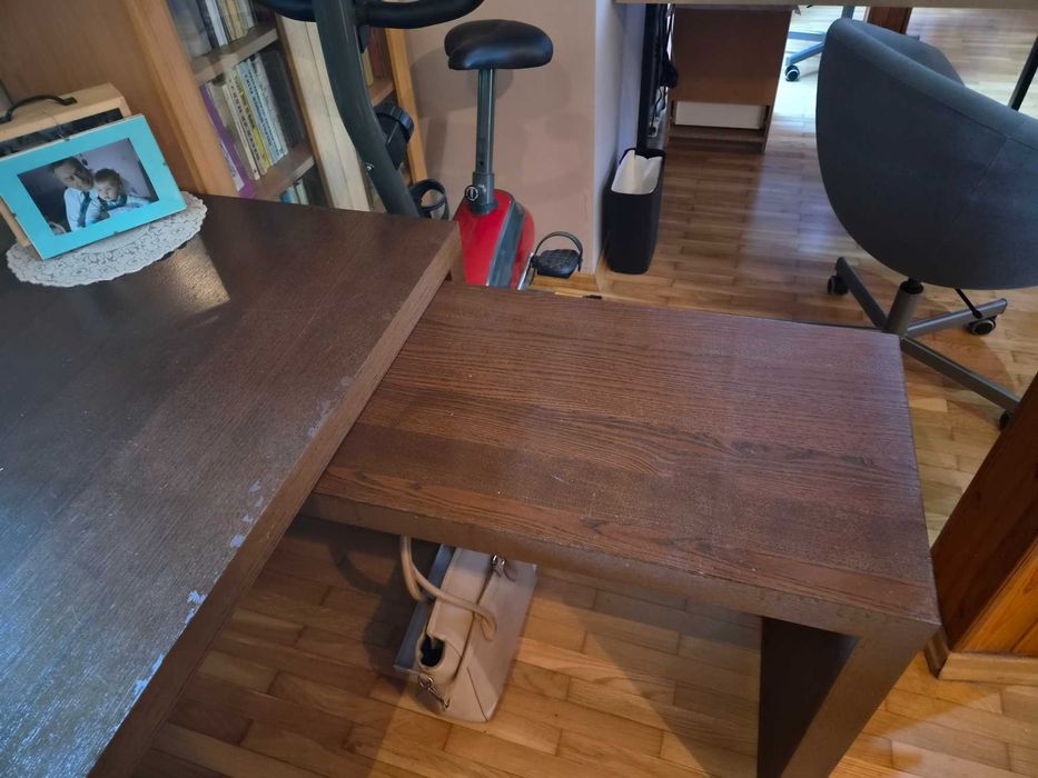 biurko IKEA MALM + komoda używane