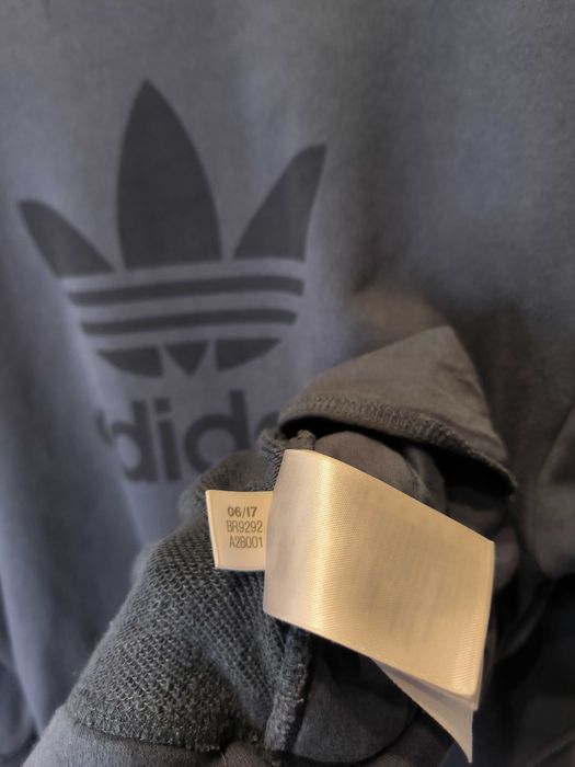 Bluza Adidas Szara Duże Logo 36