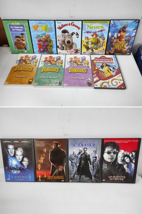 Dvd's - Disney / Shrek / Hoobs / Matrix / etc.