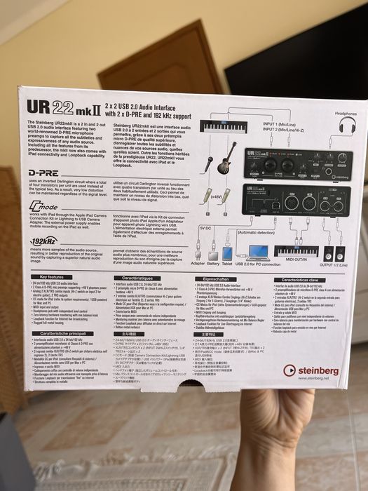 Steinberg UR22 mkII Interface de Áudio USB | Como Nova