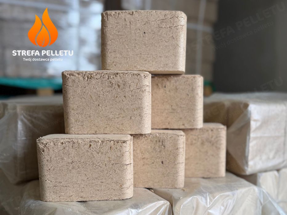 Brykiet liściasty - dębowy - kostka typu RUF - szybka dostawa - komfortowy rozładunek