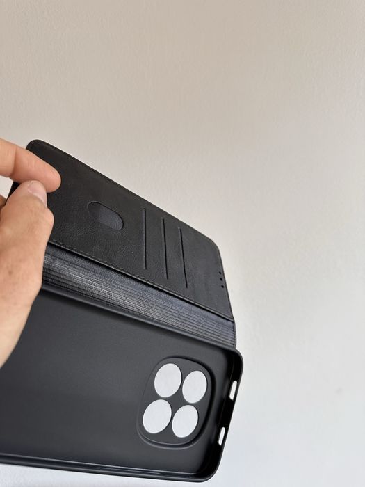 Etui z klapką zamykane czarne wysoka jakość do XIAOMI REDMI NOTE 15