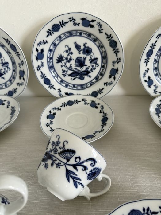 Wzór cebulowy zestaw do kawy herbaty