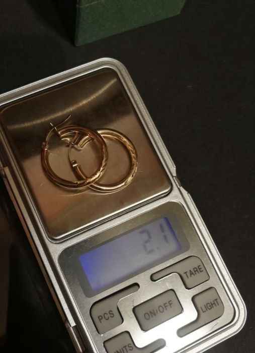 Złote kolczyki 585 14k sliczne