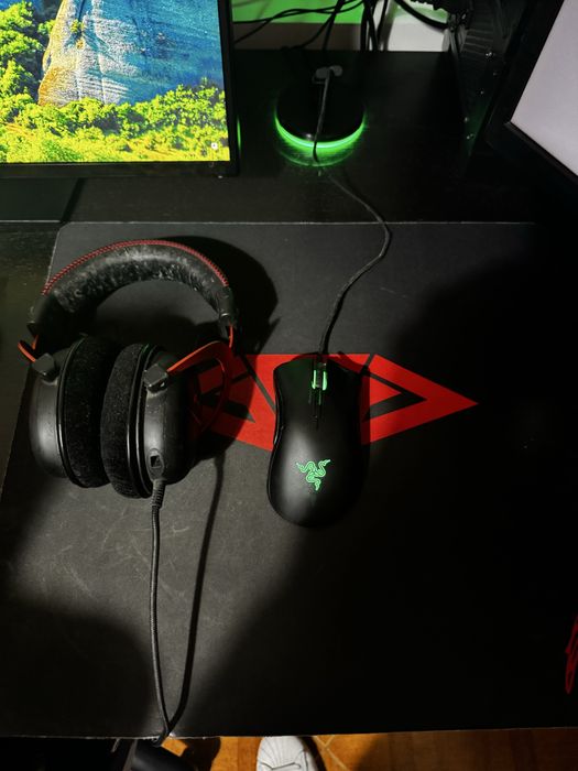 Bundle Gaming (rato, bungee , teclado, microfone, tapete)