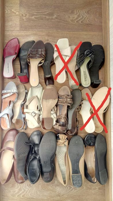 Обувь женская летняя (босоножки, мюли, шлепки, туфли, балетки)