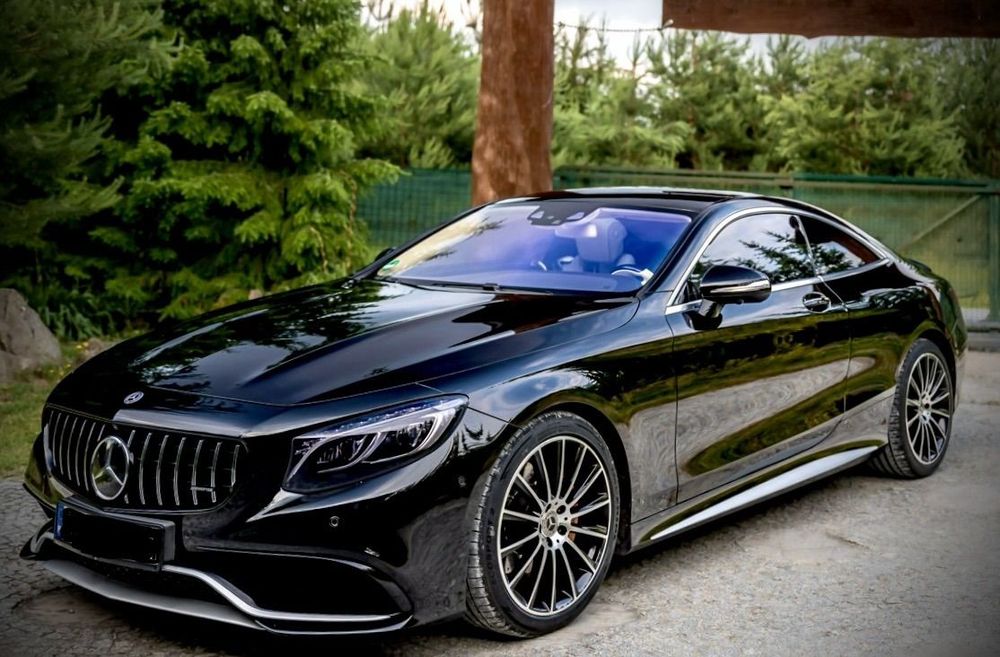 Mercedes-Benz Klasa S S500 V8 AMG 4-matic , Bezwypadkowy , full opcja , zamiana