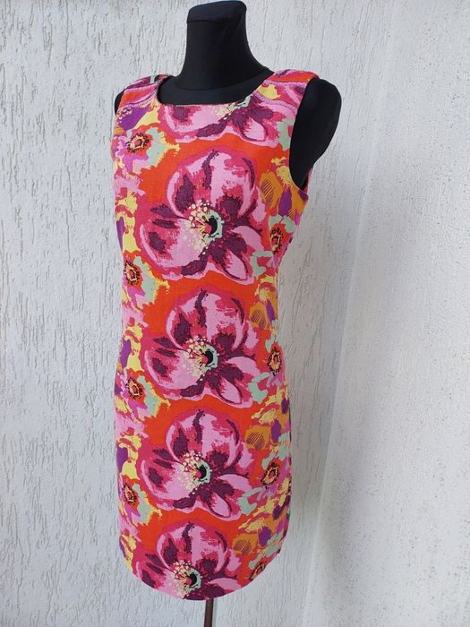 PEACOCKS Sukienka w kwiaty roz M.