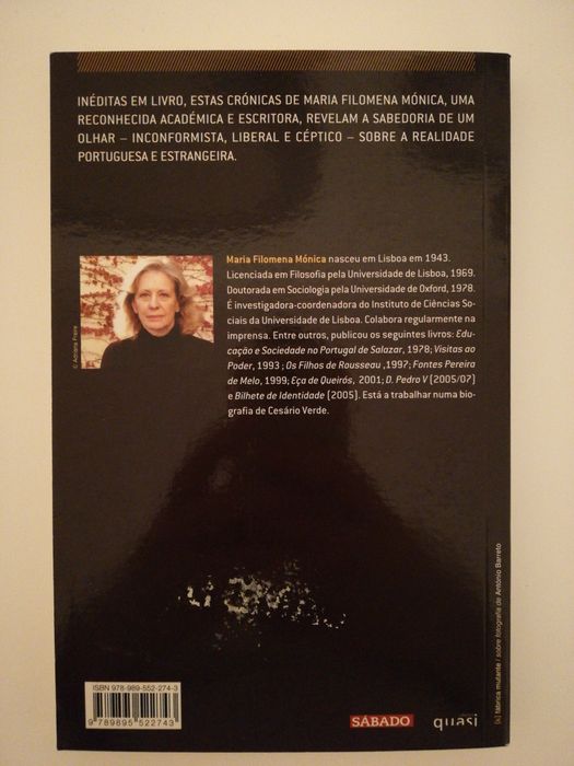 Livro crónicas "Confissões de uma Liberal"