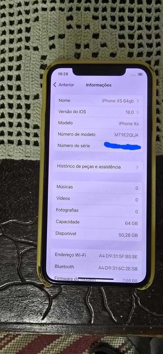 IPhone xs, 64 GB. : negociável.