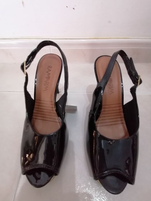 High-heeled sandals