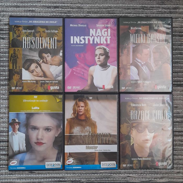 Filmoteka: Płyty DVD Znane tytuły!