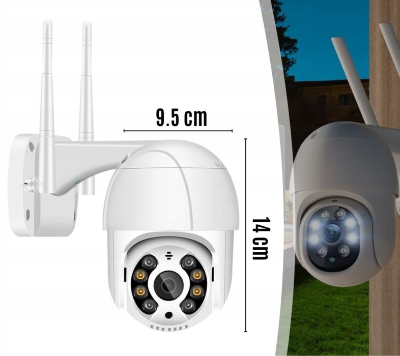 Monitoring Kamera Obrotowa Wodoopodrna WiFi 1080p FULLHD Zoom