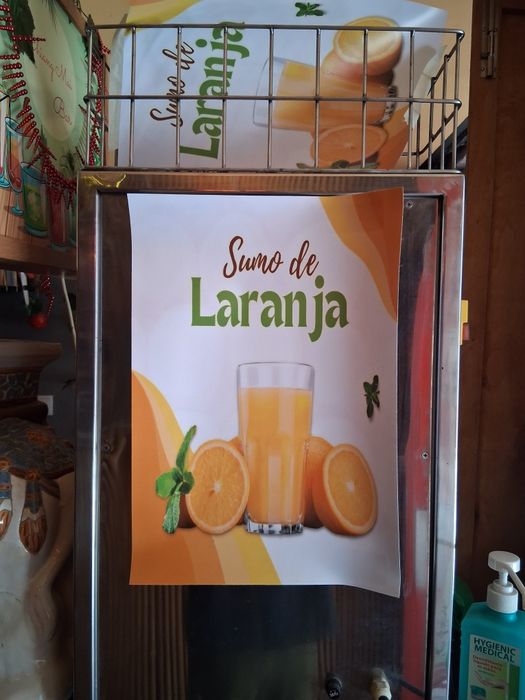 Máquina industrial de sumo de laranja