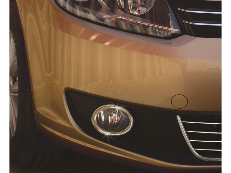 Volkswagen Caddy 2010-2015 Накладки на противотуманки Carmos