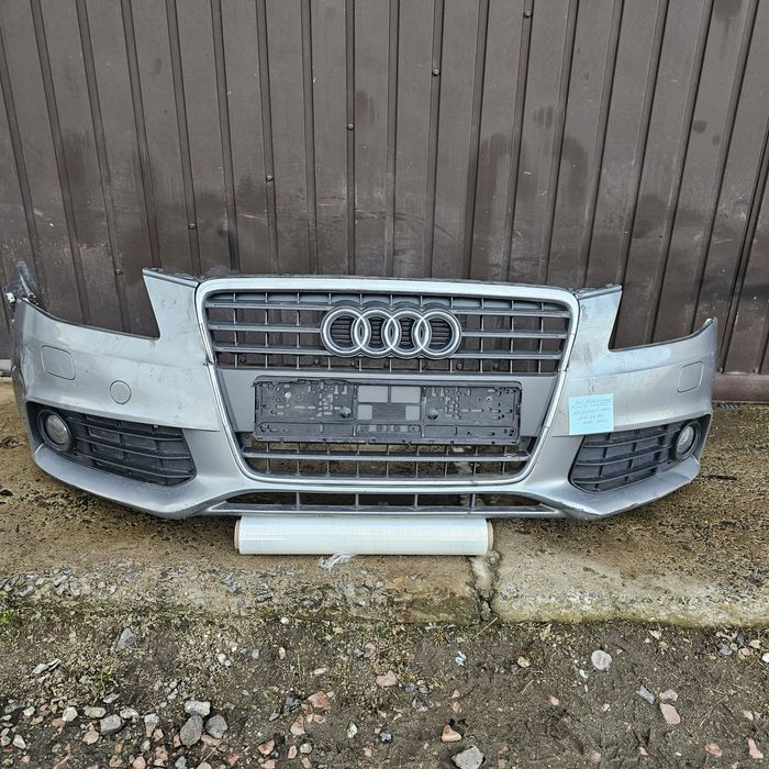 Бампер Audi A4 B8 Передній Ауді а4 б8 решітка туманки заглушка Ауди Б8