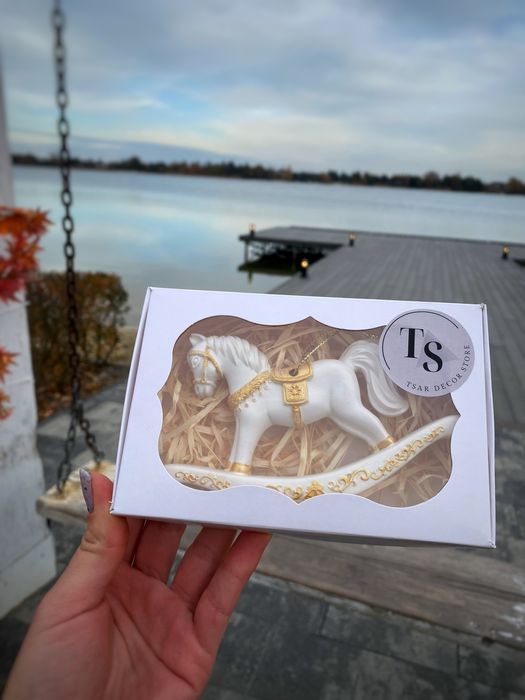 Ялинкова іграшка/прикраса коник