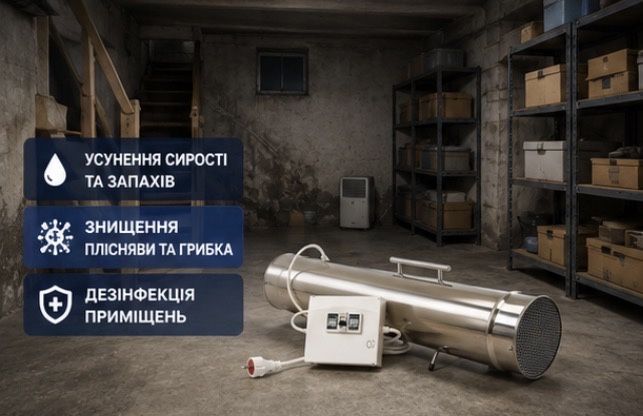 Озонація приміщень та авто | Видалення запахів, грибка, цвілі, шкідників